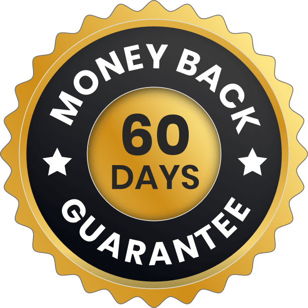 60 days money back guarantee badge